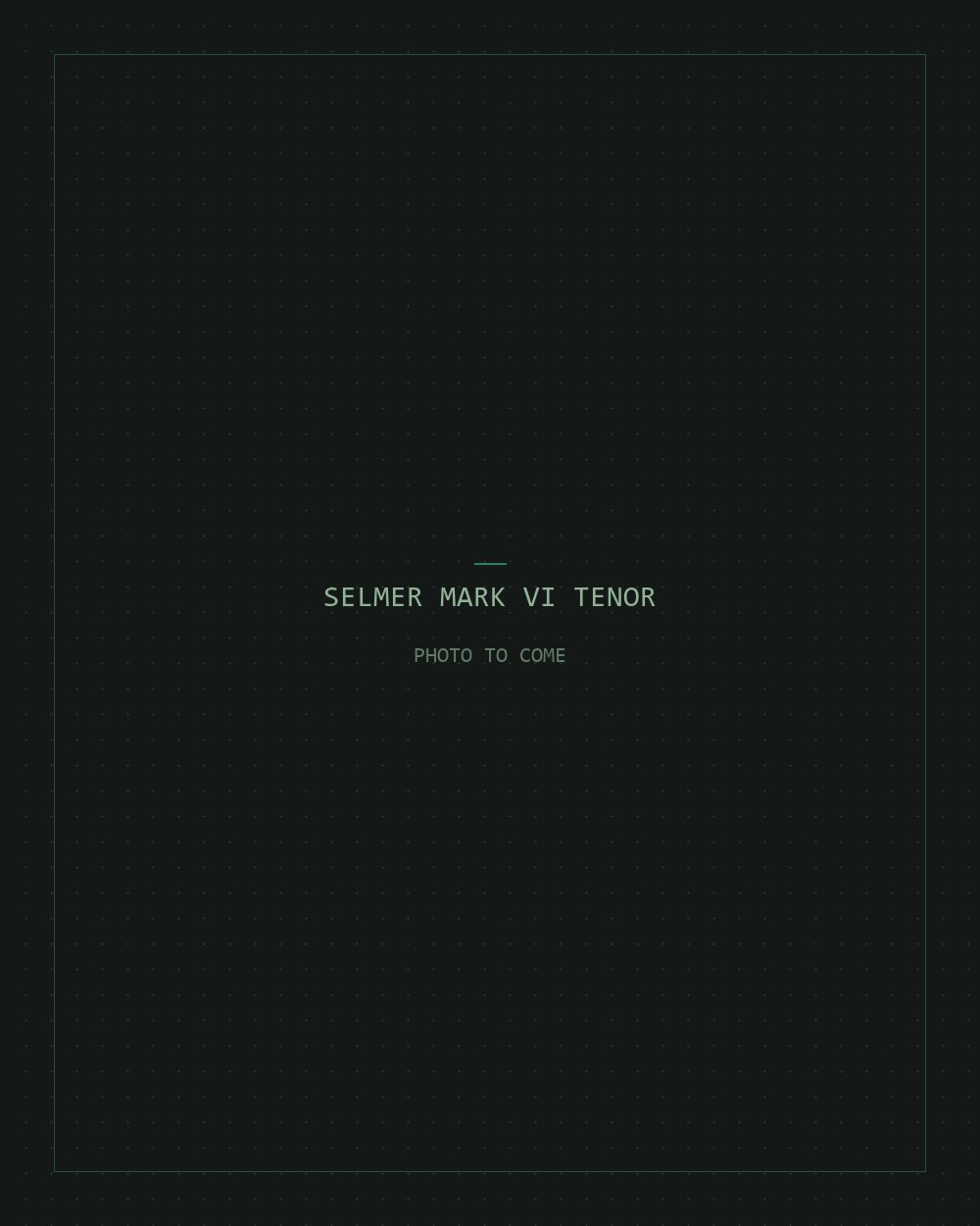 Selmer Mark VI tenor