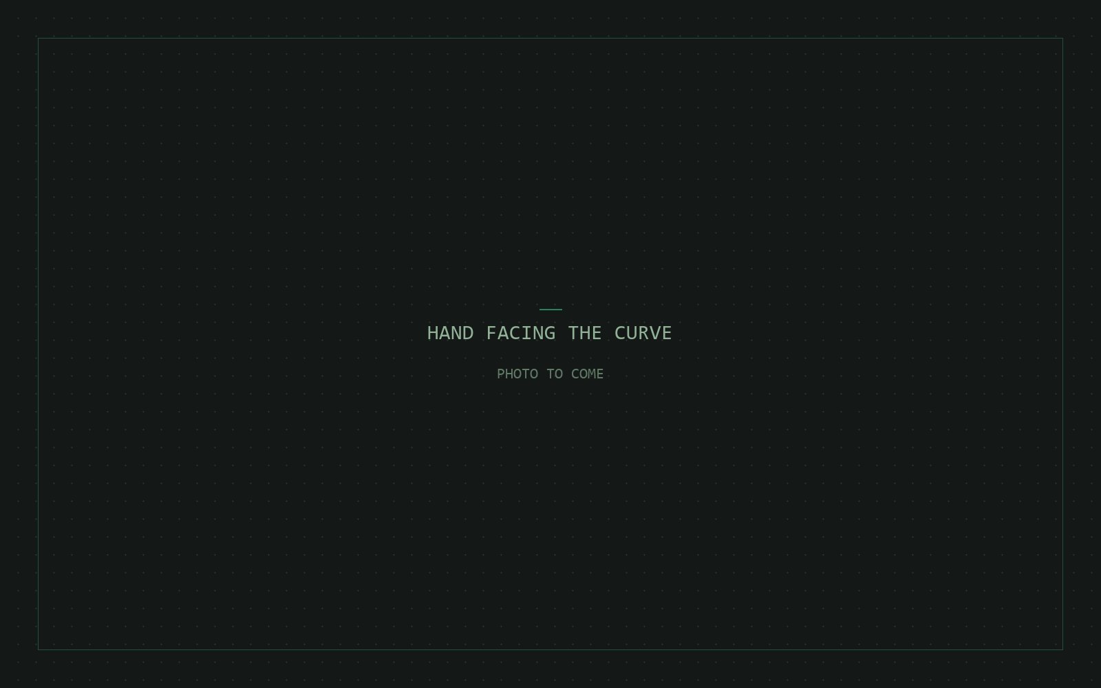 Cutting a facing curve by hand at the bench